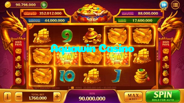 Aquawin Casino casino presented on mobile device in Pakistan with slots and live games